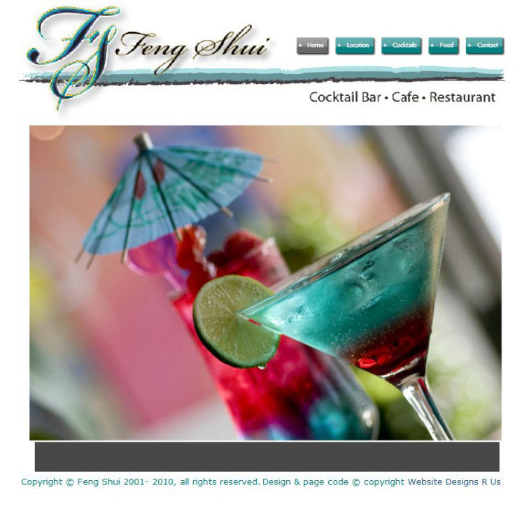 Feng Shui Cocktail Bar 2001